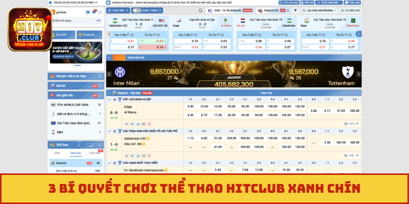 3 bí quyết chơi thể thao Hitclub xanh chín