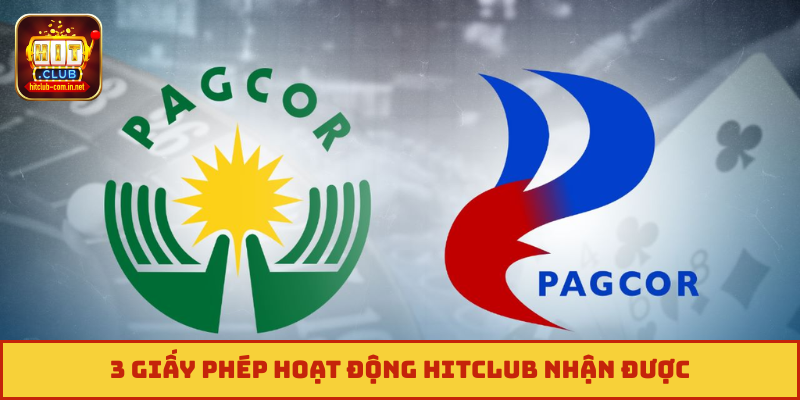 3 giấy phép hoạt động Hitclub nhận được