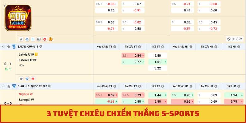 3 tuyệt chiêu chiến thắng S-sports