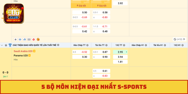 5 bộ môn hiện đại nhất S-sports