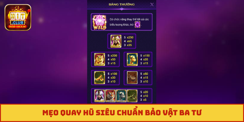 Mẹo quay hũ siêu chuẩn bảo vật ba tư