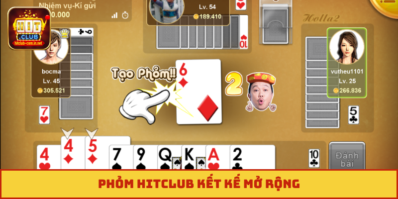 Phỏm Hitclub kết kế mở rộng, liên kết nhiều ngân hàng