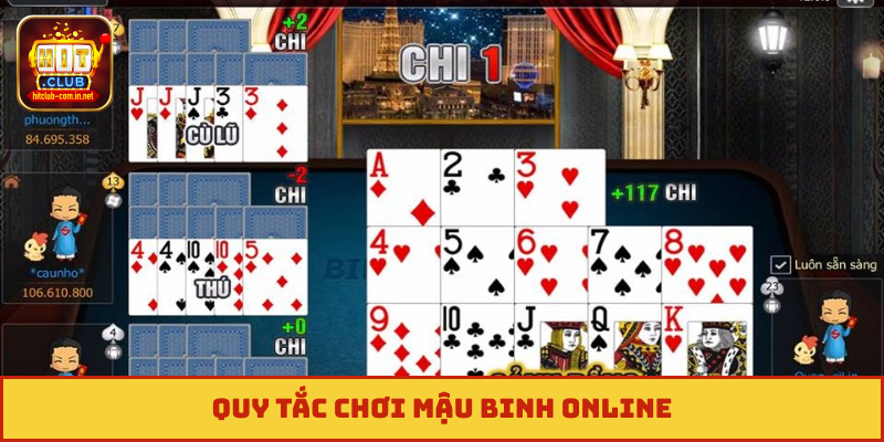 Quy tắc chơi Mậu Binh online